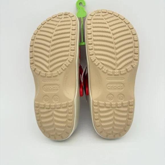 NWT Womens Size 12 Mens Size 10  Frida Kahlo Bone Red Crocs Classic Clogs - Picture 10 of 11
